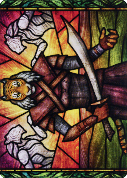 Zar Ojanen, Scion of Efrava // Zar Ojanen, Scion of Efrava  [Dominaria United Art Series] (Borderless) Foil
