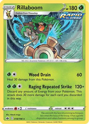 Rillaboom (018/198) [Sword & Shield: Chilling Reign] Reverse Holofoil