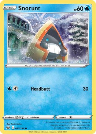Snorunt (035/198) [Sword & Shield: Chilling Reign] Reverse Holofoil