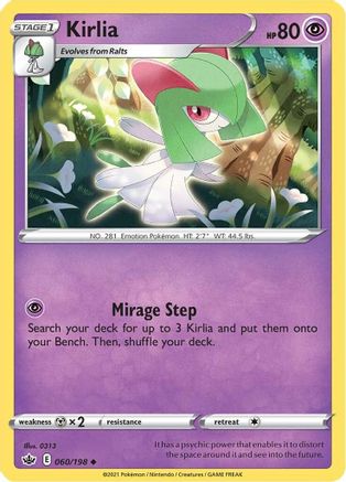 Kirlia (060/198) [Sword & Shield: Chilling Reign] Reverse Holofoil