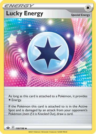 Lucky Energy (158/198) [Sword & Shield: Chilling Reign] Reverse Holofoil
