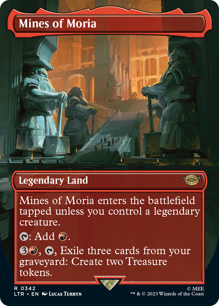 Mines of Moria (Borderless Alternate Art) (342) [The Lord of the Rings: Tales of Middle-Earth] Foil