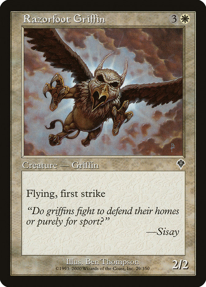 Razorfoot Griffin [Invasion] Foil