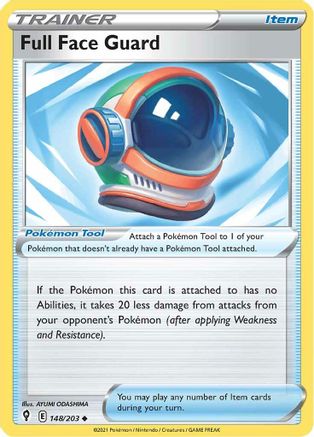 Full Face Guard (148/203) [Sword & Shield: Evolving Skies] Reverse Holofoil