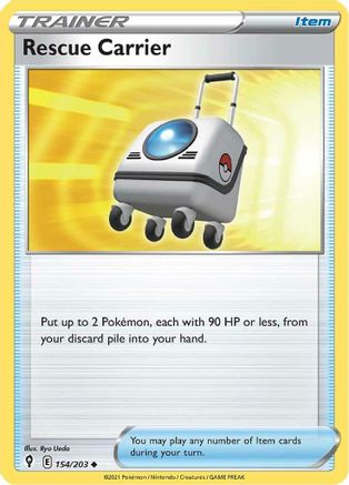 Rescue Carrier (154/203) [Sword & Shield: Evolving Skies] Reverse Holofoil