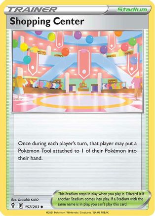 Shopping Center (157/203) [Sword & Shield: Evolving Skies] Reverse Holofoil
