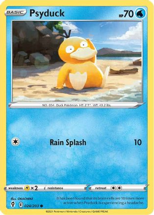 Psyduck (024/203) [Sword & Shield: Evolving Skies] Reverse Holofoil