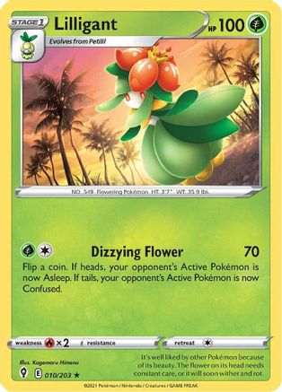 Lilligant (010/203) [Sword & Shield: Evolving Skies] Reverse Holofoil