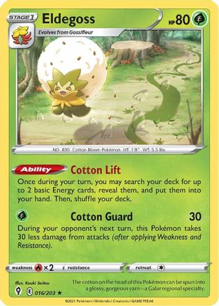 Eldegoss (016/203) [Sword & Shield: Evolving Skies] Reverse Holofoil