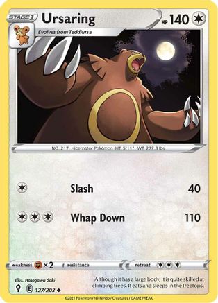 Ursaring (127/203) [Sword & Shield: Evolving Skies] Reverse Holofoil