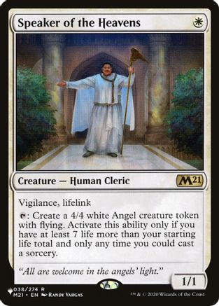 Speaker of the Heavens  [The List Reprints]