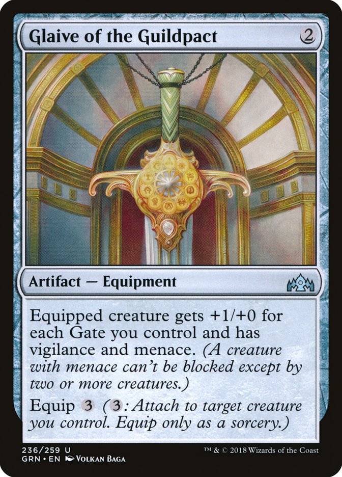 Glaive of the Guildpact [Guilds of Ravnica] Foil