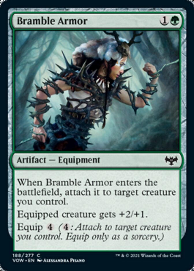 Bramble Armor [Innistrad: Crimson Vow] Foil