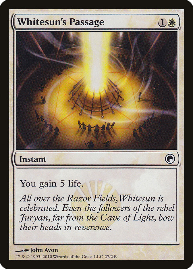 Whitesun's Passage [Scars of Mirrodin] Foil