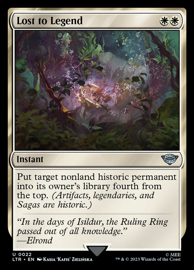 Lost to Legend [The Lord of the Rings: Tales of Middle-Earth] Foil