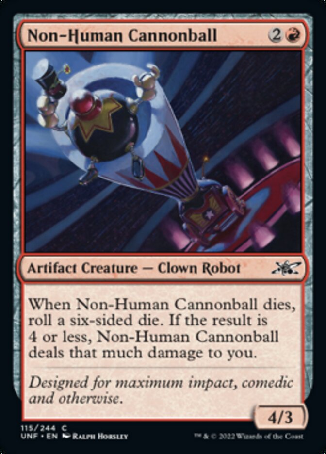 Non-Human Cannonball [Unfinity] Foil