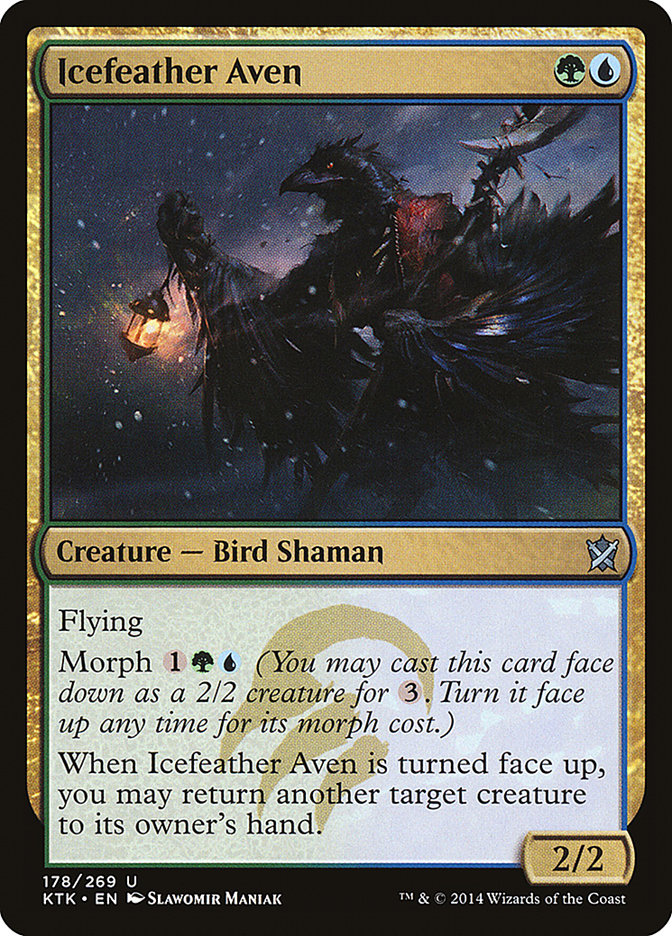 Icefeather Aven [Khans of Tarkir] Foil