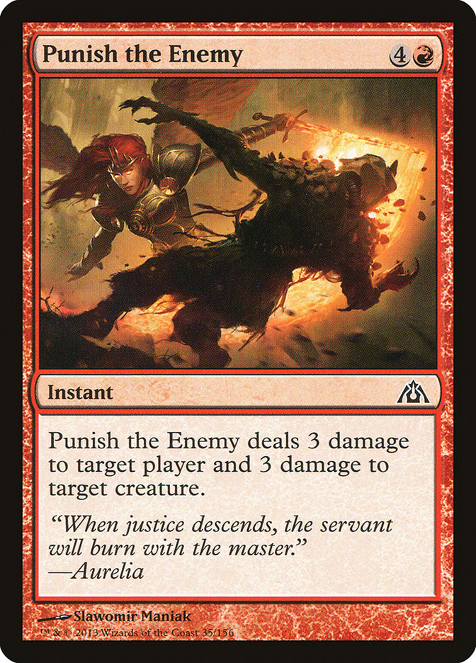 Punish the Enemy [Dragon's Maze] Foil