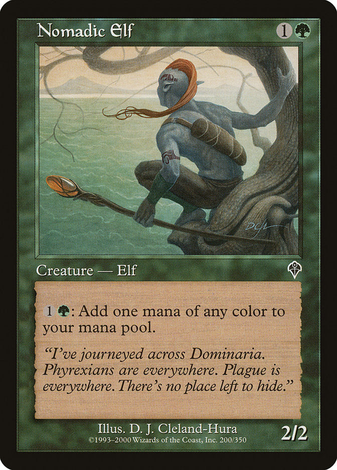 Nomadic Elf [Invasion] Foil