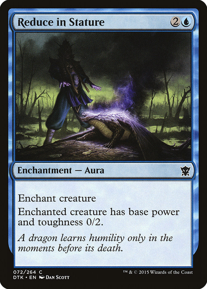 Reduce in Stature [Dragons of Tarkir] Foil