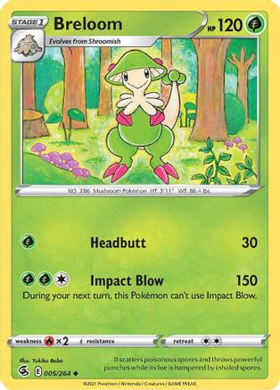 Breloom (005/264) [Sword & Shield: Fusion Strike] Reverse Holofoil