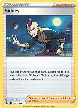 Sidney (241/264) [Sword & Shield: Fusion Strike] Reverse Holofoil