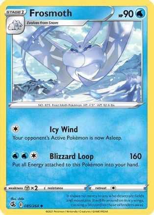 Frosmoth (085/264) [Sword & Shield: Fusion Strike] Reverse Holofoil