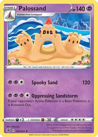 Palossand (126/264) [Sword & Shield: Fusion Strike] Reverse Holofoil