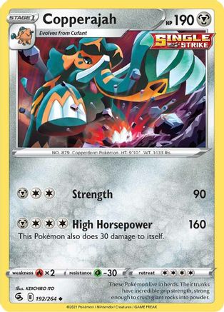 Copperajah (192/264) [Sword & Shield: Fusion Strike] Reverse Holofoil