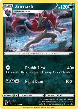 Zoroark (171/264) [Sword & Shield: Fusion Strike] Reverse Holofoil