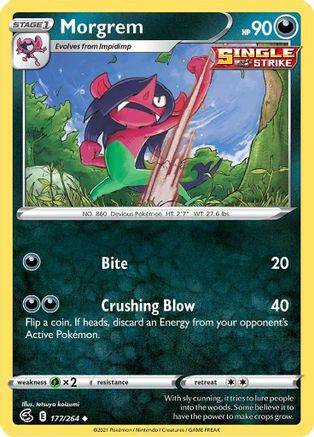 Morgrem (177/264) [Sword & Shield: Fusion Strike] Reverse Holofoil