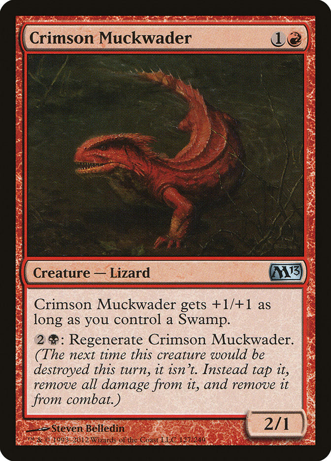 Crimson Muckwader [Magic 2013] Foil