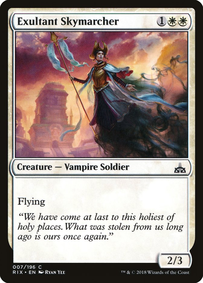 Exultant Skymarcher [Rivals of Ixalan] Foil