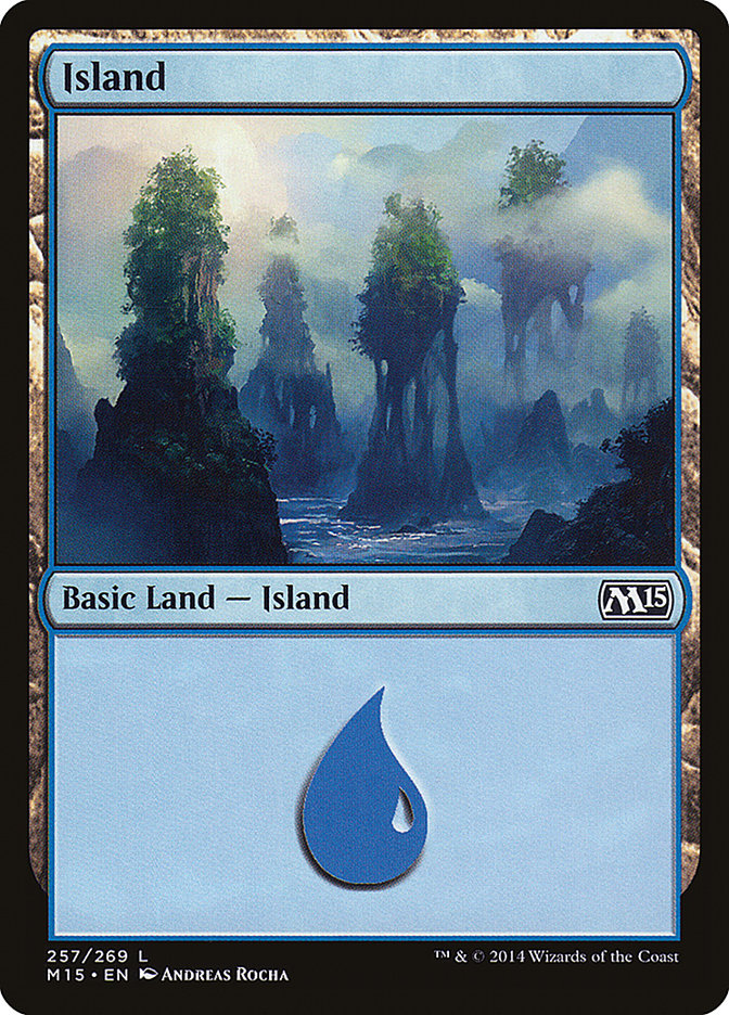 Island (257) [Magic 2015] Foil