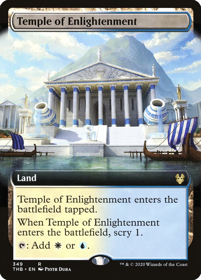Temple of Enlightenment (Extended Art) [Theros Beyond Death] Foil