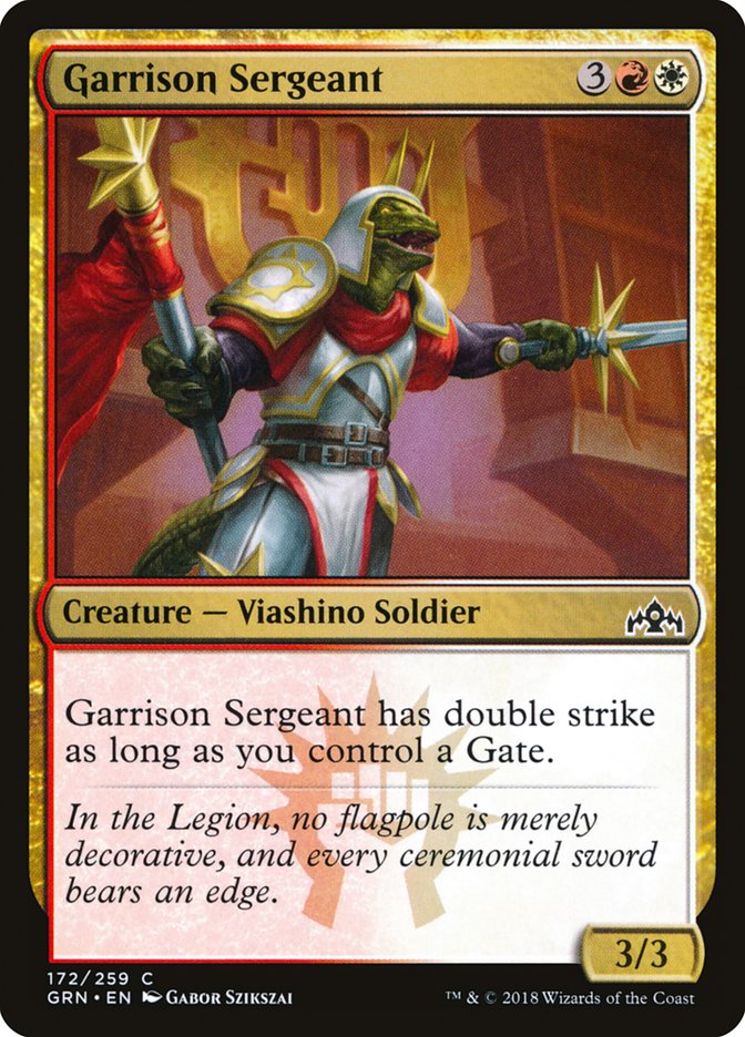 Garrison Sergeant [Guilds of Ravnica] Foil