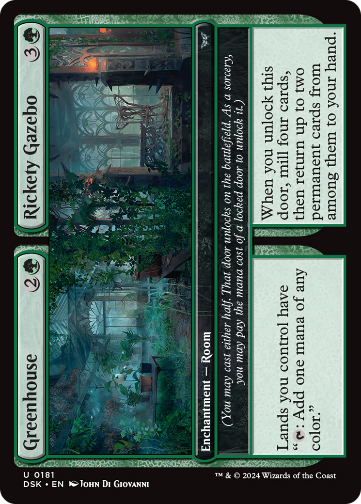 Greenhouse // Rickety Gazebo [Duskmourn: House of Horror] Foil