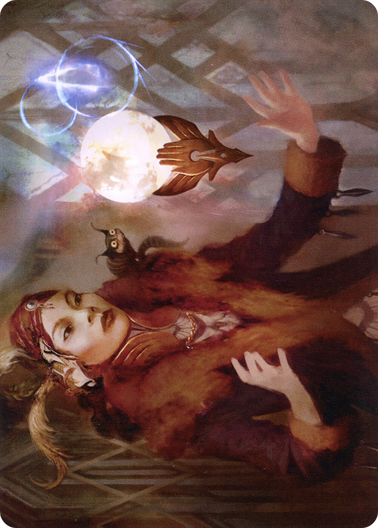Misfortune Teller // Misfortune Teller  [New Capenna Art Series] (Borderless) Foil