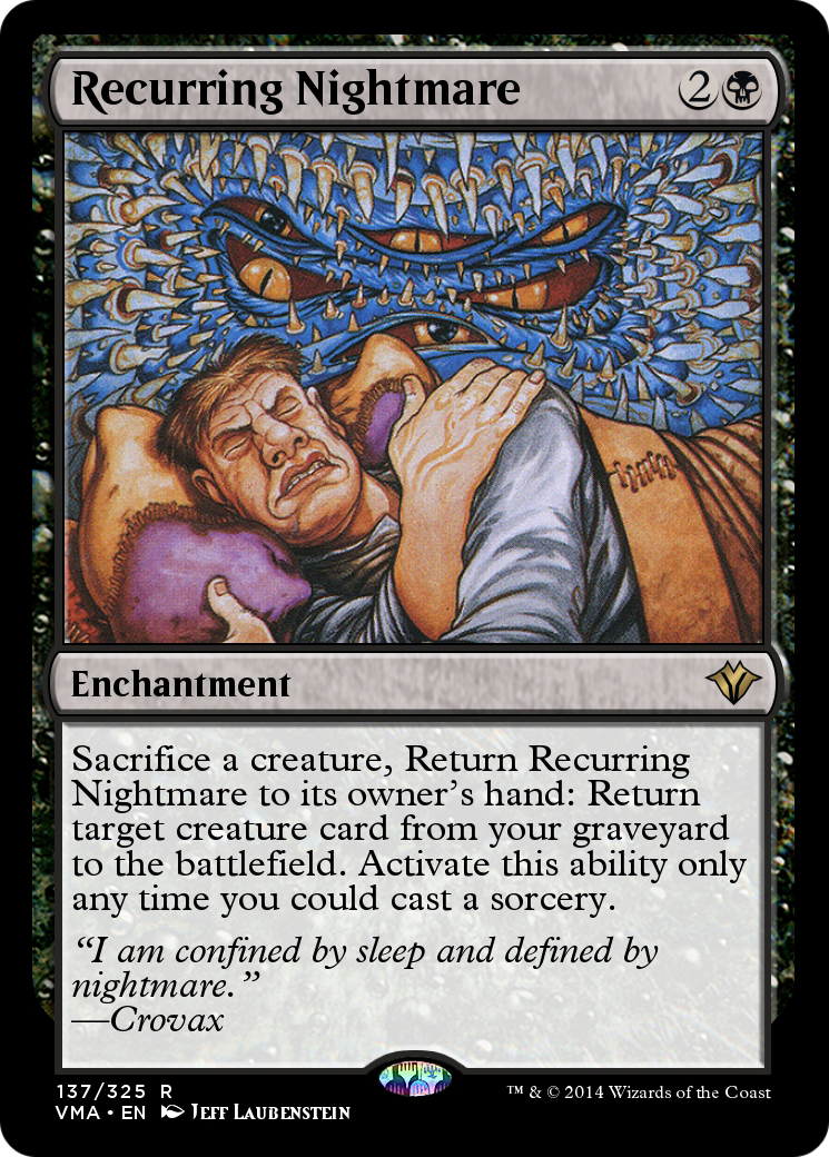 Recurring Nightmare  [Vintage Masters] Foil