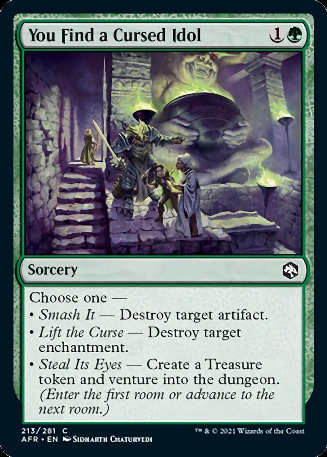 You Find a Cursed Idol [Dungeons & Dragons: Adventures in the Forgotten Realms] Foil