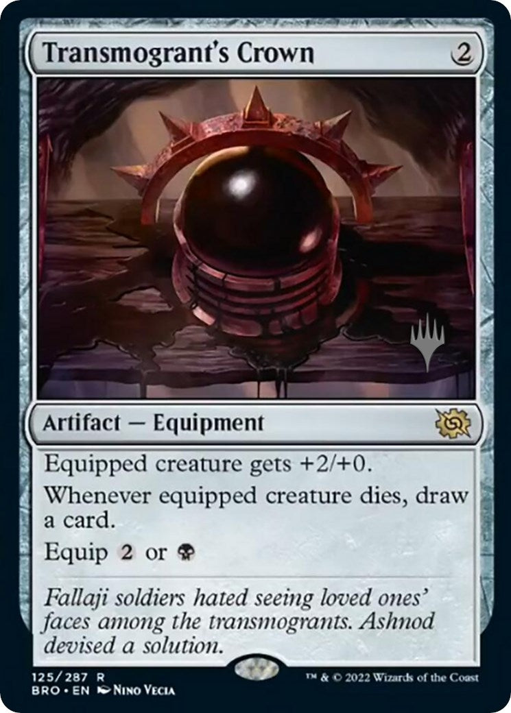 Transmogrant's Crown (Promo Pack) [The Brothers' War Promos] Foil