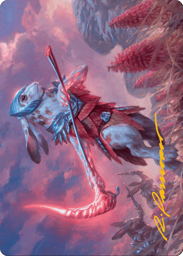 Baylen, the Haymaker // Baylen, the Haymaker  [Bloomburrow Art Series] (Borderless) Foil
