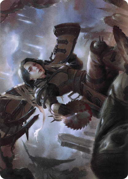 Sawblade Slinger // Sawblade Slinger  [Crimson Vow Art Series] (Borderless)