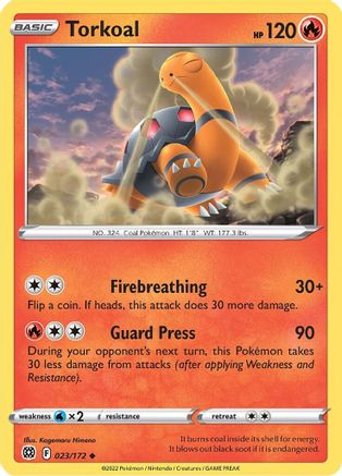 Torkoal (023/172) [Sword & Shield: Brilliant Stars] Reverse Holofoil
