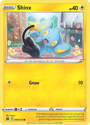 Shinx (049/172) [Sword & Shield: Brilliant Stars] Reverse Holofoil