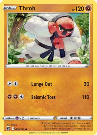 Throh (080/172) [Sword & Shield: Brilliant Stars] Reverse Holofoil