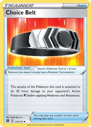 Choice Belt (135/172) [Sword & Shield: Brilliant Stars] Reverse Holofoil