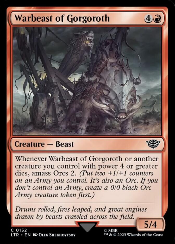 Warbeast of Gorgoroth [The Lord of the Rings: Tales of Middle-Earth] Foil