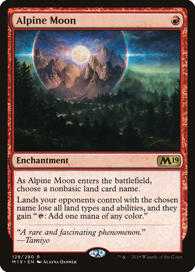 Alpine Moon [Core Set 2019] Foil