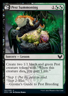 Pest Summoning [Strixhaven: School of Mages] Foil